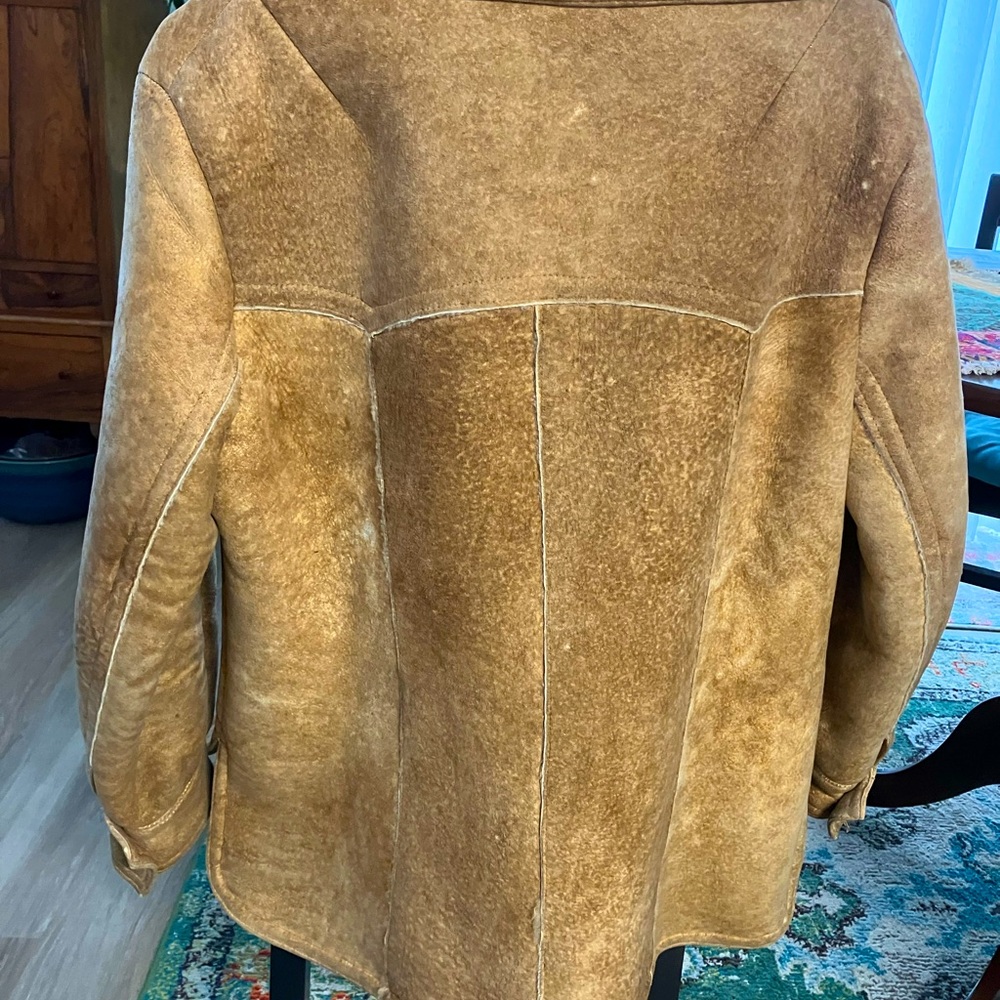 Norm Thompson Sheepskin carcoat Size S